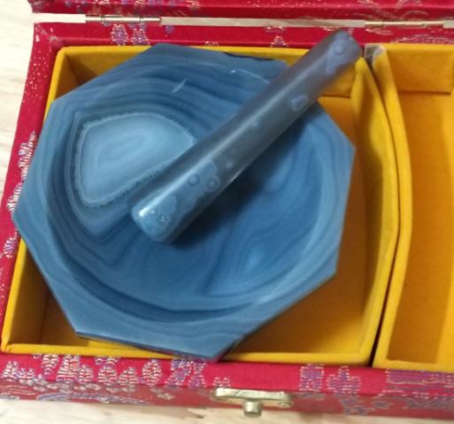 Bộ chày cối mã não 80mm, hãng Onelab