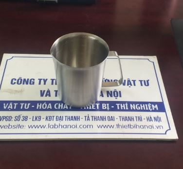 Ca inox chia vạch 500ml, hãng Onelab