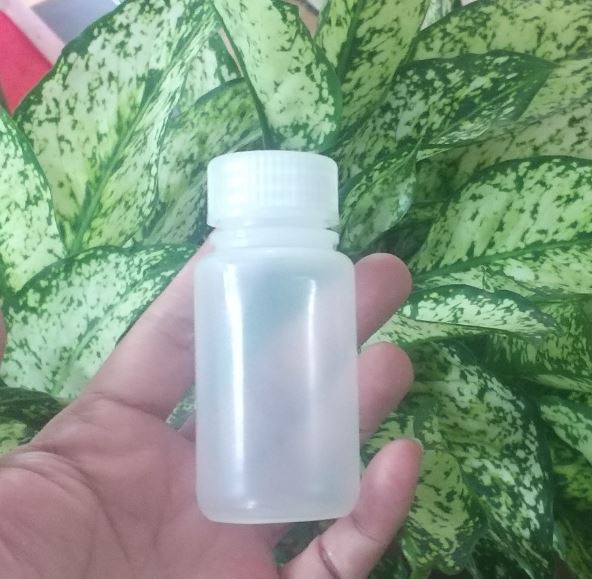 Chai nhựa trắng PP miệng rộng, đựng mẫu 30ml, hãng Onelab