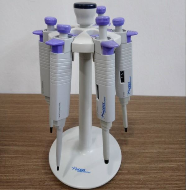 Giá treo micropipet dạng tròn 6 vị trí