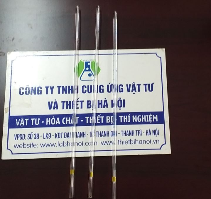 Pipettes thủy tinh dạng thẳng 0,1ml, hãng Biohall