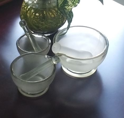 Chày cối thủy tinh phi 120mm, hãng Onelab