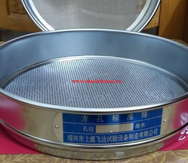 Sàng rây thí nghiệm đường kính 200mm, cỡ lỗ 0,075mm