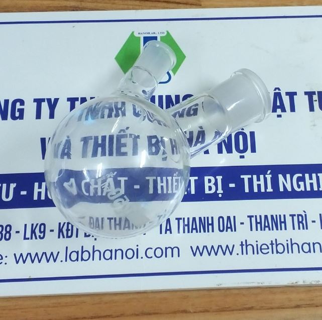 Bình cầu đáy bằng 500ml, 2 cổ nhám 29/32 và 14/23