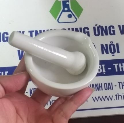 Cối chày bằng sứ phi 100mm, hãng Onelab