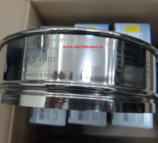 Sàng rây Haver & Boecker đường kính 200mm, cỡ lỗ 0.063mm