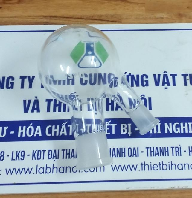 Bình cầu đáy bằng 1000ml, 2 cổ nhám 24/29 và 14/23