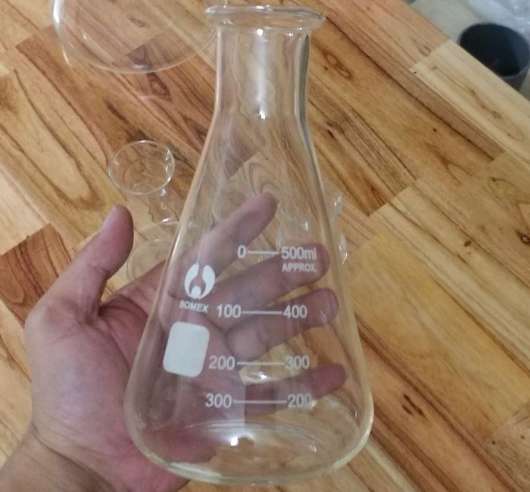 Bình tam giác miệng rộng 10000ml, hãng Onelab