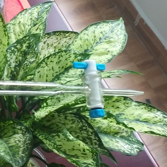 Buret trắng 50ml khóa nhựa PTFE, hãng Onelab