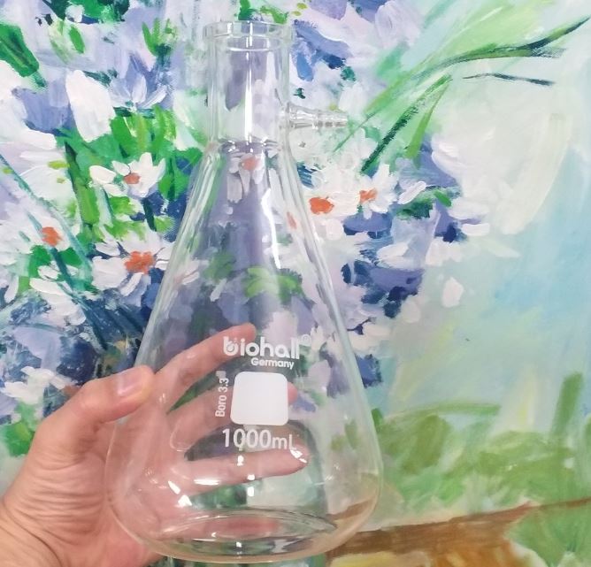 Bình tam giác có vòi 1000ml hãng Biohall-Germany