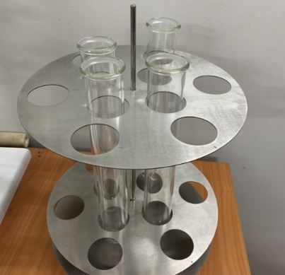 Giá đỡ ống phá mẫu Kjeldahl phi 45mm 10 vị trí bằng inox, hãng Onelab