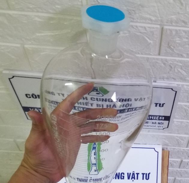 Phễu chiết quả lê 2000ml, hãng Onelab