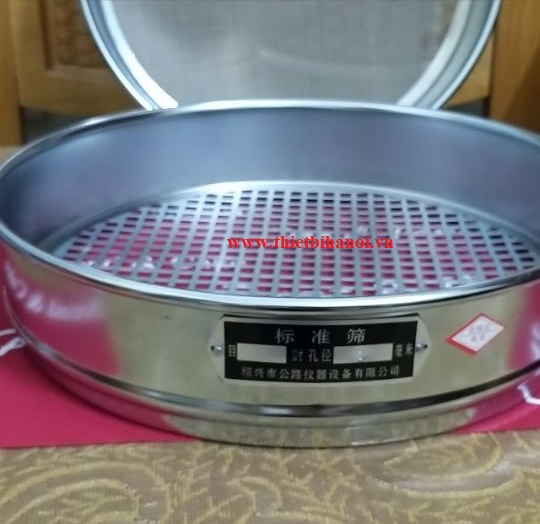 Sàng rây thí nghiệm đường kính 200mm, cỡ lỗ 0,125mm
