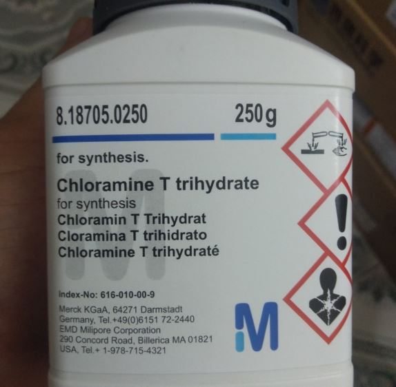 Chloramine-T Hydrate – Safety Data Sheet: Chloramine T trihydrate – NRCBF