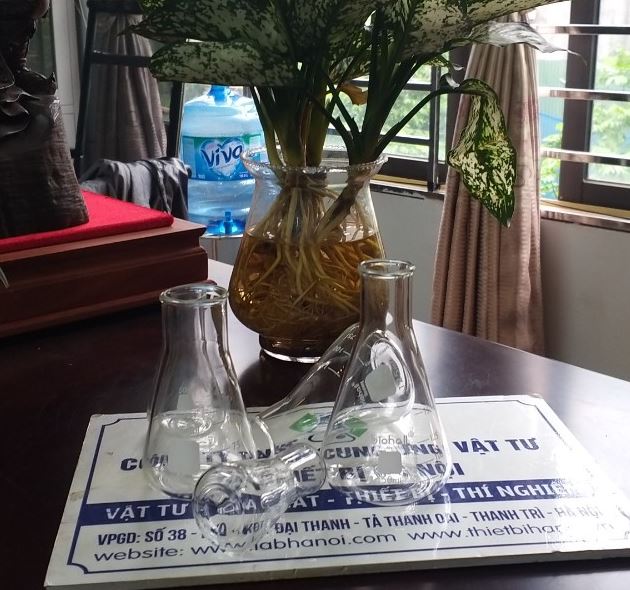 Bình tam giác cổ rộng 250ml hãng Biohall-Germany