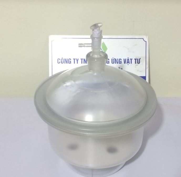 Bình hút ẩm trắng có vòi phi 210mm, hãng Onelab