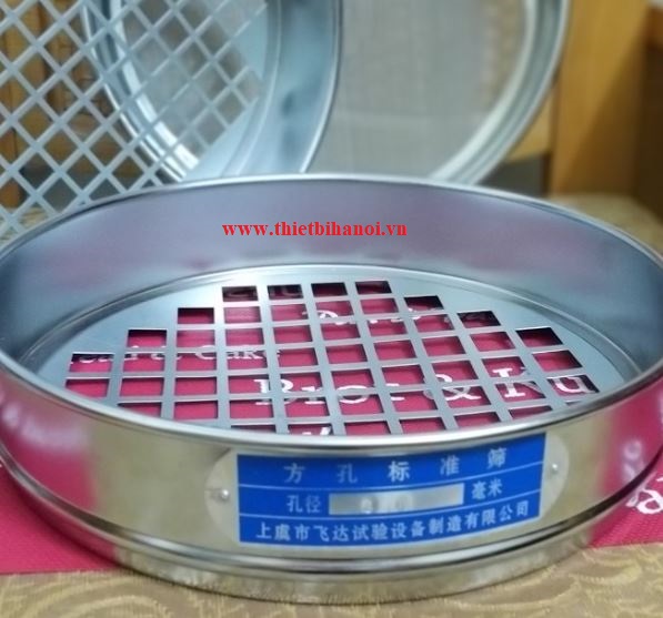 Sàng rây phân tích cỡ hạt cỡ lỗ 25mm, đường kính 300mm