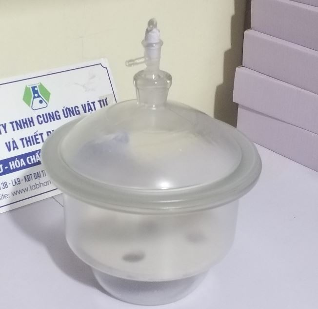 Bình hút ẩm trắng có vòi phi 240mm, hãng Onelab