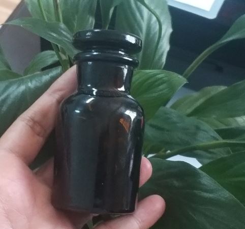 Chai thủy tinh nâu nút mài miệng hẹp 60ml, hãng Onelab