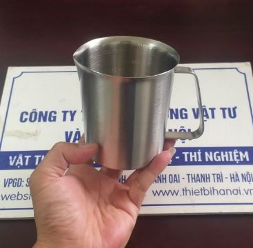 Ca inox chia vạch 700ml, hãng Onelab
