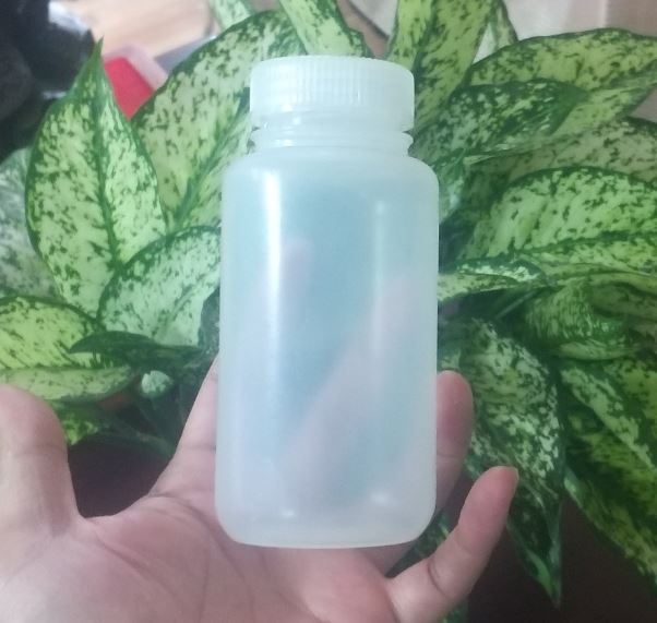 Chai nhựa trắng PP miệng rộng, đựng mẫu 60ml, hãng Onelab