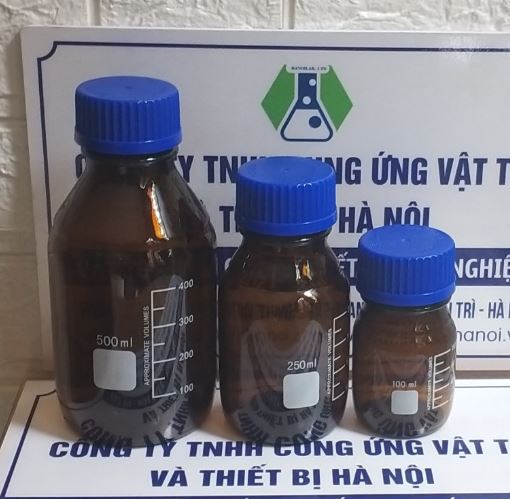 Chai trung tính nâu nắp vặn xanh 50ml, hãng Onelab