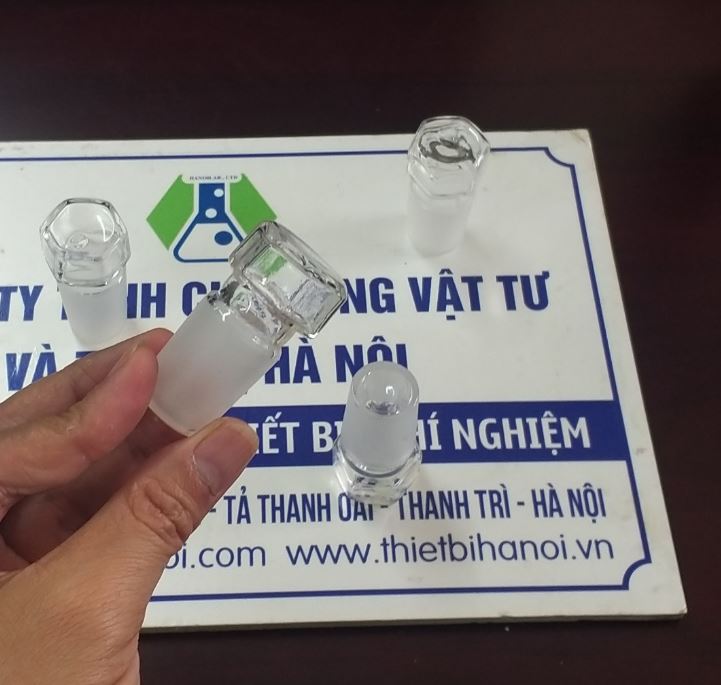 Nút thủy tinh lục giác, nhám 19/26, hãng Biohall