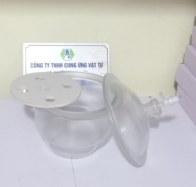 Bình hút ẩm trắng có vòi phi 300mm, hãng Onelab