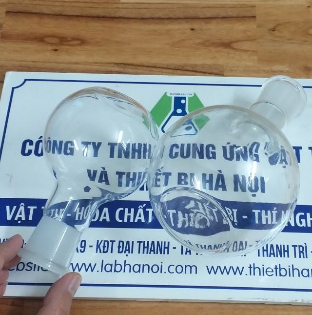 Bình cầu đáy tròn 500ml cổ nhám 29/32