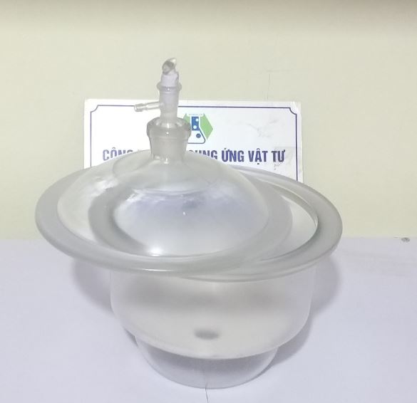 Bình hút ẩm trắng có vòi phi 400mm, hãng Onelab