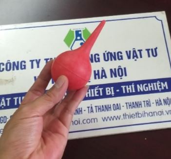 Quả bóp cao su 1 van 60ml, hãng Onelab