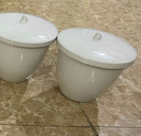 Chén nung mẫu bằng sứ 500ml, hãng Onelab