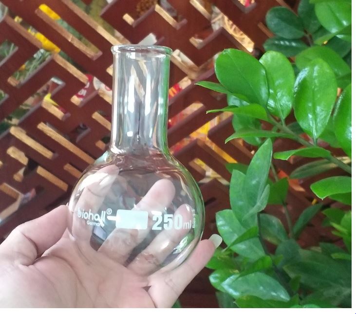 Bình cầu đáy tròn 250ml, hãng Biohall