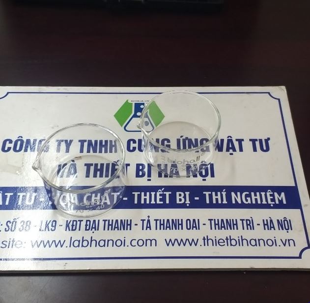 Chậu thủy tinh đường kính 8cm, hãng Biohall