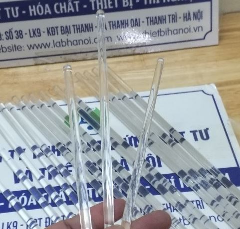 Đũa thủy tinh 6 x 300mm, hãng Onelab
