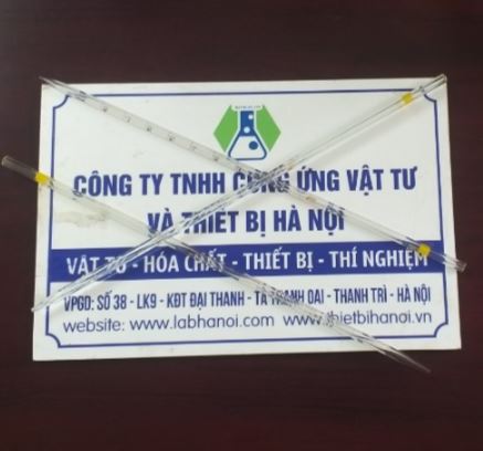 Pipet thủy tinh thẳng 0,5ml hãng Onelab