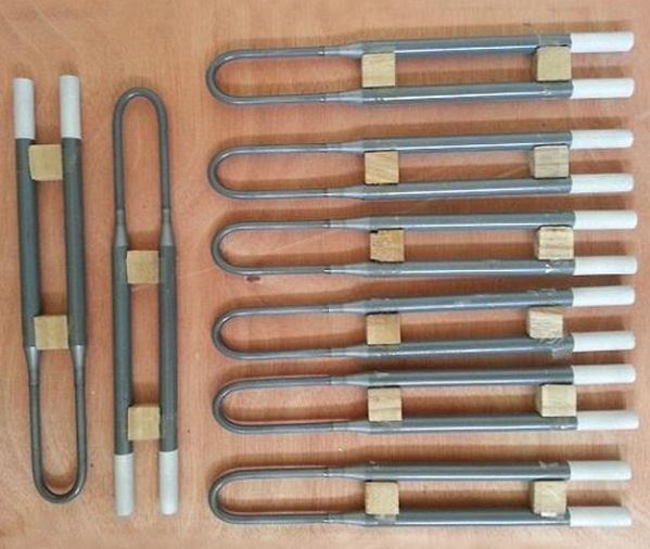 Thanh gia nhiệt chữ U cho lò nung 1800 độ