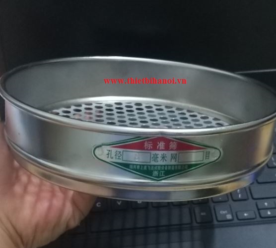 Sàng rây phân tích cỡ hạt cỡ lỗ 7,1mm, đường kính 300mm