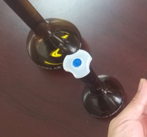 Bình định mức nâu 25ml, hãng Onelab