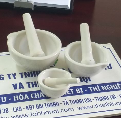 Bộ chày cối sứ 130mm, hãng Onelab