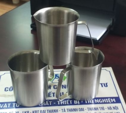 Ca inox chia vạch 2000ml, hãng Onelab