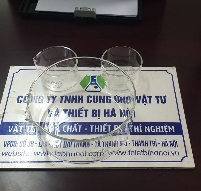 Chậu thủy tinh đường kính 10cm, hãng Biohall