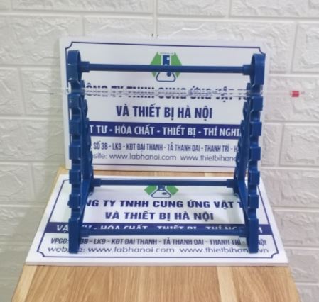 Giá treo Pipet thẳng bằng nhựa dạng nằm ngang 12 vị trí, hãng Onelab