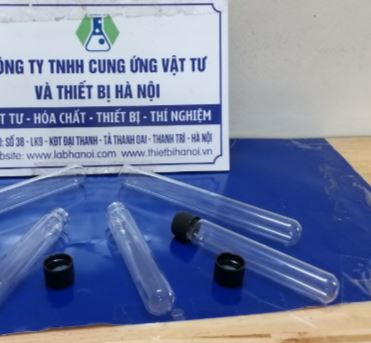 Ống nghiệm có nắp vặn đen 20x125mm, hãng Onelab