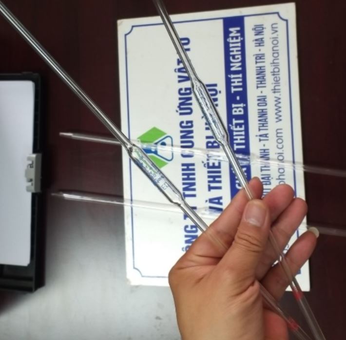 Pipettes bầu thủy tinh 4ml, loại Class AS, hãng Biohall