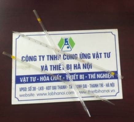 Pipet thủy tinh thẳng 2ml hãng Onelab