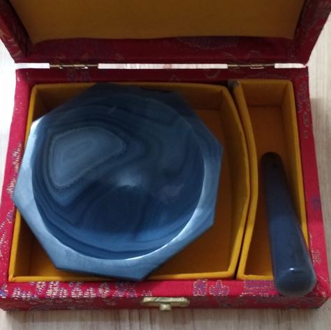 Cối chày mã não phi 9cm, hãng Onelab