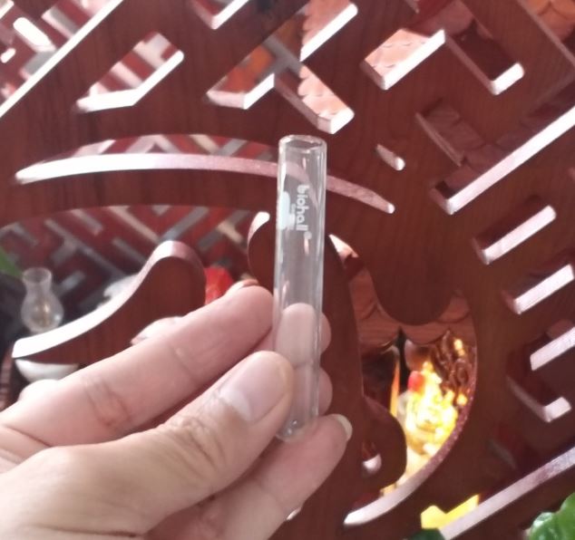 Ống nghiệm thủy tinh kích thước 18 x 150mm, hãng Biohall