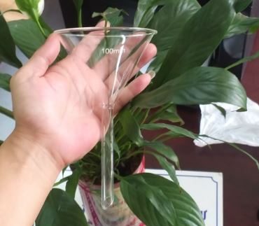 Phễu thủy tinh 100mm, hãng Onelab