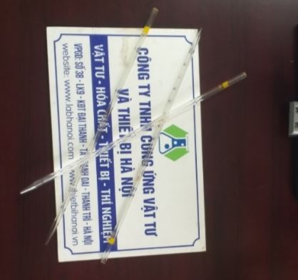 Pipet thủy tinh thẳng 5ml hãng Onelab